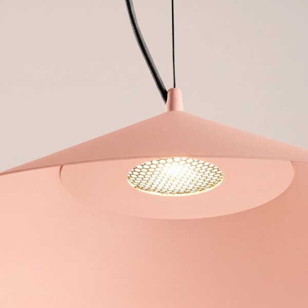 LED Hängelampe TRIAC dimmbar Pfirsich 3000K Ø50 cm