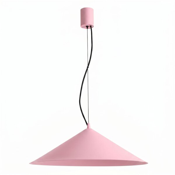 LED Pendelleuchte TRIAC dimmbar Pink Stahl 3000K Ø50 cm