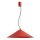 LED Hängelampe TRIAC dimmbar Rot 3000K Ø50 cm Modern