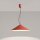 LED Hängelampe TRIAC dimmbar Rot 3000K Ø50 cm Modern