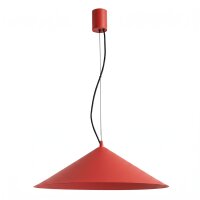 LED Pendelleuchte TRIAC dimmbar Rot 4000K &Oslash;50 cm rund
