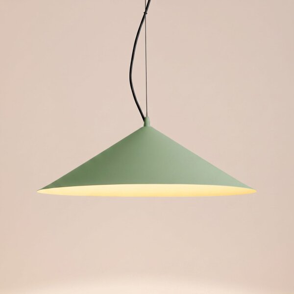 LED Hängelampe TRIAC dimmbar Salbei 3000K Ø50 cm Modern