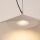 LED Pendelleuchte TRIAC dimmbar Taupe 3000K Ø50 cm rund
