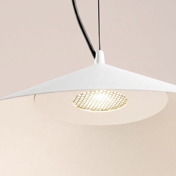 LED Pendelleuchte TRIAC dimmbar Weiß 3000K rund Ø50 cm