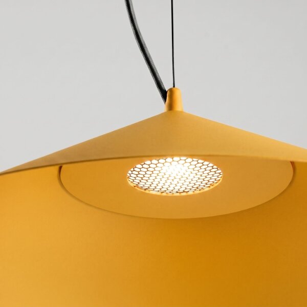 LED Hängelampe TRIAC dimmbar Gelb 3000K Ø50 cm Modern