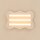 Deckenleuchte Beige S14d 3-flammig L:66 cm dekorativ