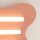 Deckenlampe Pfirsich S14d 3-flammig L:66 cm dekorativ