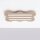 Deckenlampe Taupe S14d 3-flammig L:66 cm dekorativ
