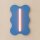 Wandlampe Hellblau Stahl Modern S14d H:66 cm dekorativ