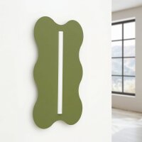 Wandlampe Stahl Olivgrün Modern S14d H:66 cm dekorativ