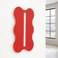 Wandlampe Rot Stahl S14d H:66 cm wohnlich dekorativ