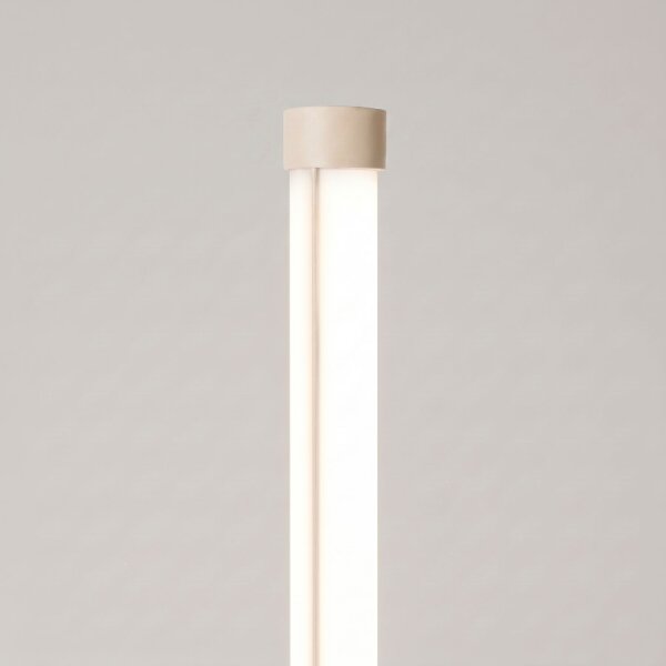 LED Stehleuchte dimmbar Beige 3000K H:150 cm Ø3,5 cm