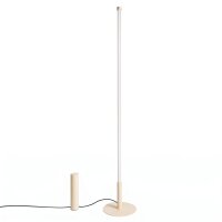 LED Stehleuchte dimmbar Beige 3000K H:150 cm &Oslash;3,5 cm
