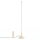 LED Stehleuchte dimmbar Beige 3000K H:150 cm Ø3,5 cm