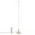 LED Stehlampe Beige dimmbar 4000K H:150 cm Ø3,5 cm rund