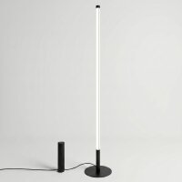 LED Stehlampe dimmbar Schwarz 4000K H:150 cm Ø3,5 cm