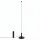LED Stehlampe dimmbar Schwarz 4000K H:150 cm Ø3,5 cm