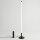 LED Stehlampe dimmbar Schwarz 4000K H:150 cm Ø3,5 cm