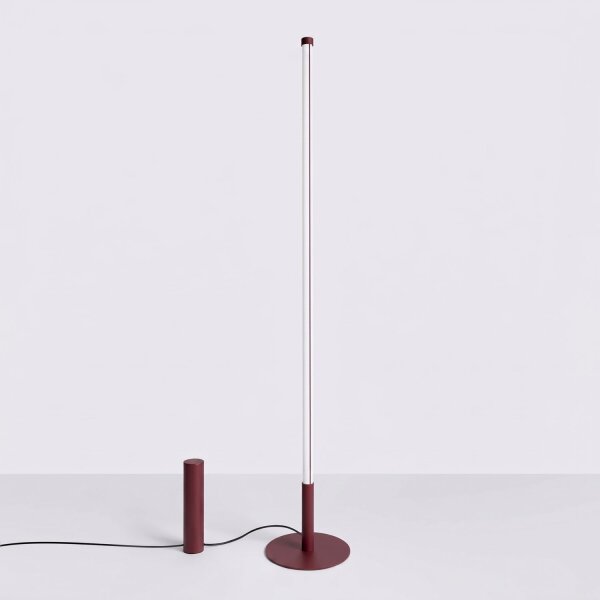 LED Stehleuchte dimmbar Burgund 3000K Ø3,5 cm H:150 cm