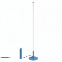 LED Stehlampe dimmbar Hellblau 3000K H:150 cm &Oslash;3,5 cm