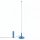 LED Stehlampe dimmbar Hellblau 3000K H:150 cm Ø3,5 cm