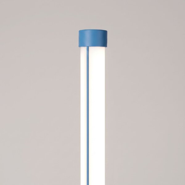 LED Stehlampe dimmbar Hellblau 4000K H:150 cm Ø3,5 cm