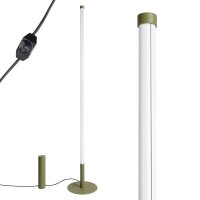 LED Stehlampe dimmbar Olivgrün 3000K H:150 cm...