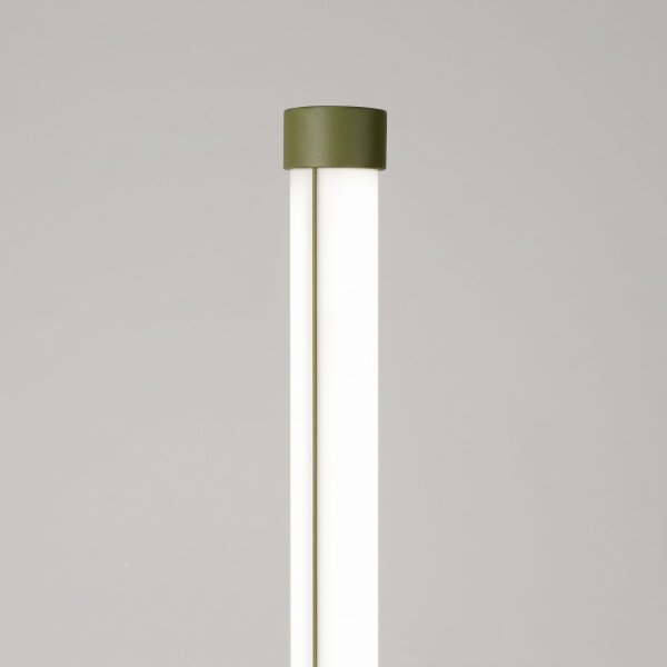LED Stehleuchte dimmbar Olivgrün 4000K H:150 cm Ø3,5 cm