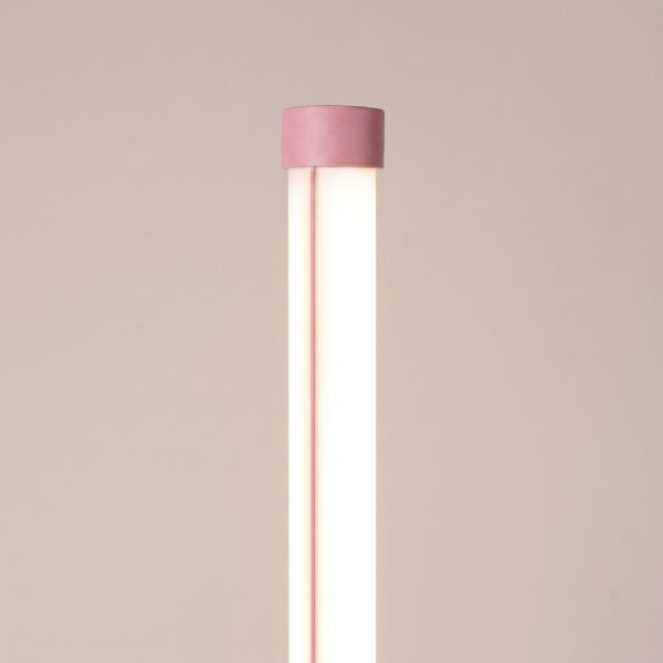 LED Stehlampe dimmbar Pink 3000K H:150 cm Ø3,5 cm