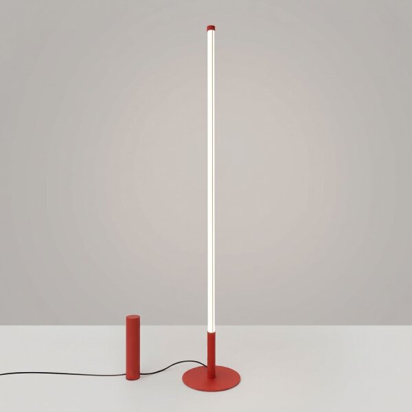 LED Stehlampe dimmbar Push-DIM Rot 4000K 150 cm Modern