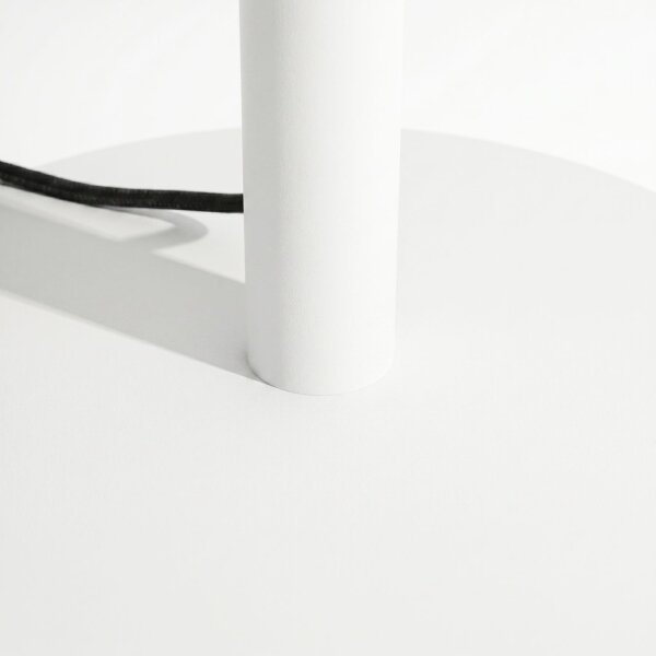 LED Stehlampe dimmbar Weiß Stahl 3000K H:150 cm Ø3,5 cm