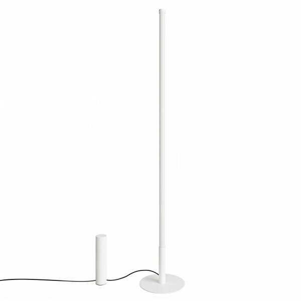 LED Stehleuchte dimmbar Push-DIM Weiß 4000K Ø3,5 cm
