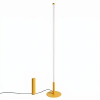 LED Stehleuchte dimmbar Gelb Stahl 3000K 150 cm &Oslash;3,5 cm