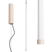 LED Hängelampe dimmbar Push-DIM Stahl Beige 3000K...