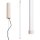 LED Hängelampe dimmbar Push-DIM Stahl Beige 3000K Ø3 cm