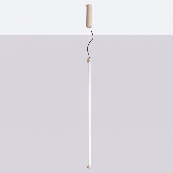 LED Pendelleuchte dimmbar Push-DIM Beige 4000K Ø3 cm