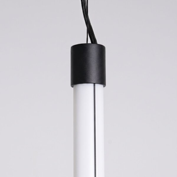 LED Pendelleuchte dimmbar Push-DIM Schwarz 3000K Ø3 cm