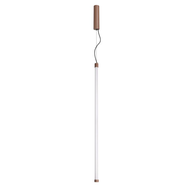 LED Hängelampe dimmbar Push-DIM Braun Stahl 3000K Ø3 cm