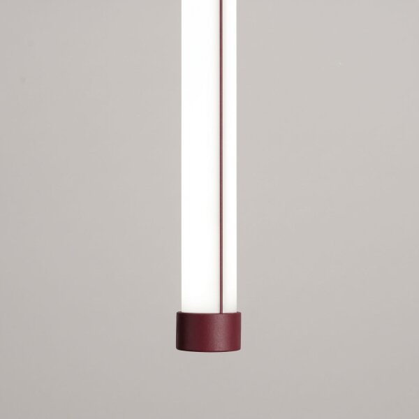 LED Hängelampe dimmbar Push-DIM Burgund 4000K Ø3 cm