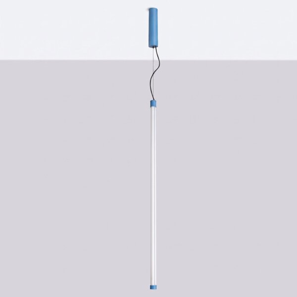 LED Hängelampe dimmbar Push-DIM Hellblau 3000K Ø3 cm