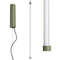 LED Pendelleuchte dimmbar Push-DIM Olivgrün 3000K...