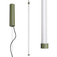 LED Hängelampe dimmbar Push-DIM Olivgrün 4000K...