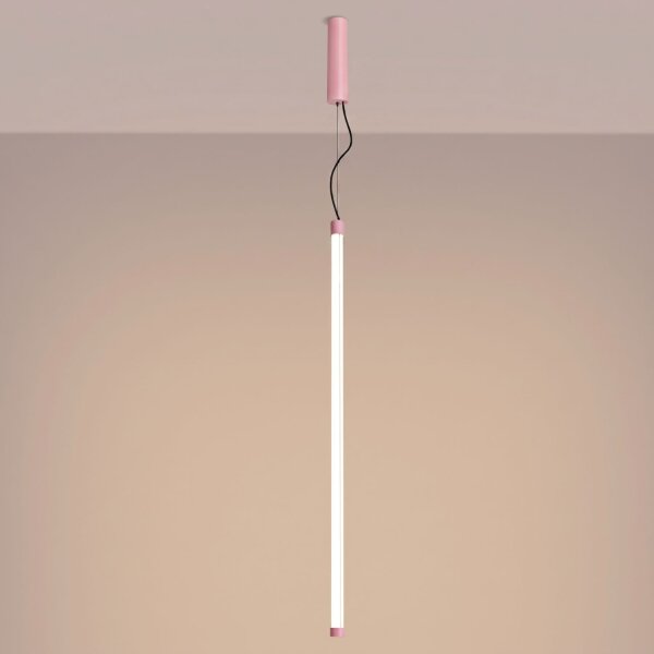 LED Pendelleuchte dimmbar Push-DIM Pink 3000K Ø3 cm