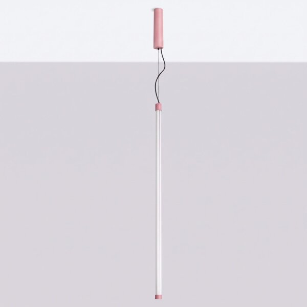 LED Hängelampe dimmbar Push-DIM Pink Stahl 4000K Ø3 cm