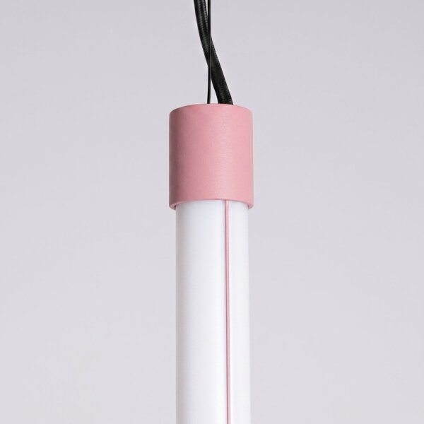 LED Hängelampe dimmbar Push-DIM Pink Stahl 4000K Ø3 cm