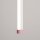 LED Hängelampe dimmbar Push-DIM Pink Stahl 4000K Ø3 cm