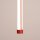 LED Hängelampe dimmbar Push-DIM Rot Modern 3000K Ø3 cm