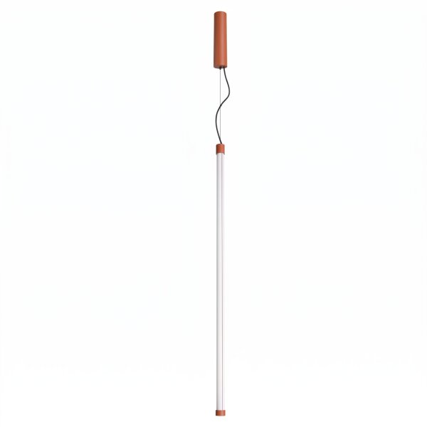LED Pendelleuchte dimmbar Push-DIM Ockerrot 3000K Ø3 cm