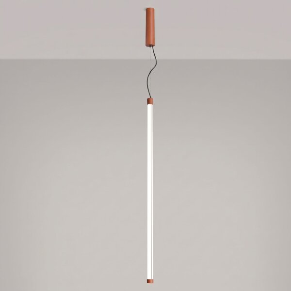 LED Hängelampe dimmbar Push-DIM Ockerrot 4000K Ø3 cm