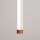 LED Hängelampe dimmbar Push-DIM Ockerrot 4000K Ø3 cm